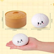 New 2026-Dumpling Squishies & Dumpling Squishy Mystery Box Squishy Dumpling (Purple)