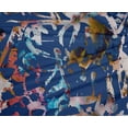 thumbnail image 5 of oneOone Polyester Spandex Medium Blue Fabric Abstract Sewing Material Print Fabric By The Yard 56 Inch Wide, 5 of 5