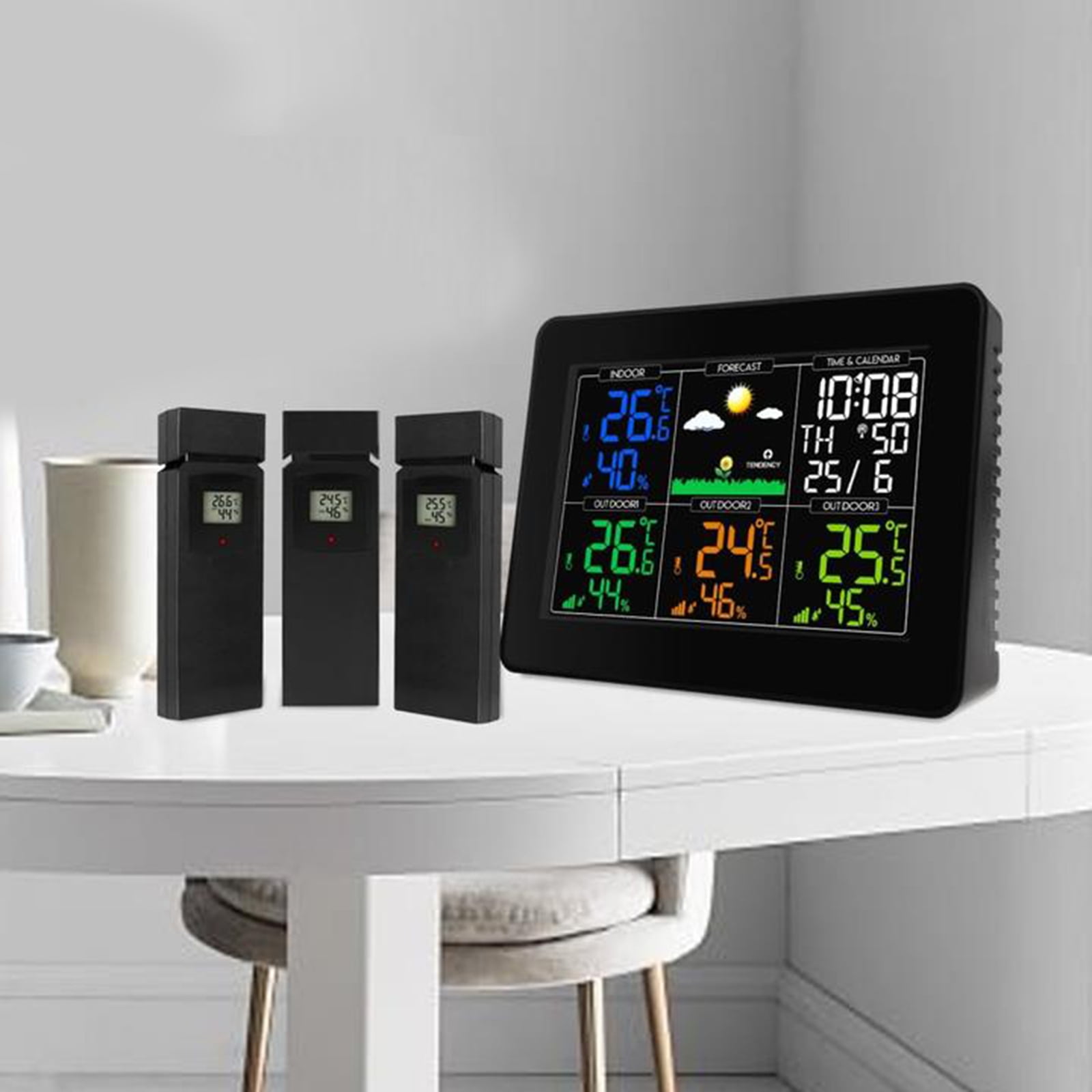 Wireless Weather Station Indoor Outdoor USB power supply Indoor