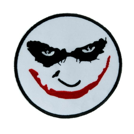 Heath Ledger The Joker Iron on Applique Alternative Clothing The Dark Knight