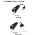 thumbnail image 2 of Extensor Ethernet USB 2.0 A RJ45 Con Conexiones Adaptador Corriente Hasta 100 M (EE. UU.), 2 of 4