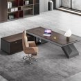 thumbnail image 3 of Modern Organizer Desk Table Gaming Reception Student Vanety Office Desk Corner Conference Scrivania Cameretta Furniture My Lux Decor Round, 3 of 20