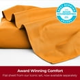 thumbnail image 4 of Mellanni Twin-XL Flat Sheet Only, Hotel Luxury Microfiber Top Sheet, 1 Piece, Persimmon, 4 of 7
