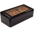 thumbnail image 2 of Prestige Import Group - Baldwin Contemporary High Lacquer Cigar Humidor - Color: Jet Black - Capacity: Up to 150, 2 of 9