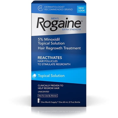 Rogaine Mens Extra Strength Unscented, 2 oz