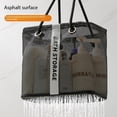 thumbnail image 4 of Collapsible Mesh Drain Basket 2in1 Travel Toiletry Swimming Organizer Large Portable Carry Handle Eco Friendly Storage, 4 of 7