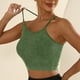 thumbnail image 5 of Brasier Sujetadores Deportivos de Tela de Mantequilla para Mujer, de Punto, Acolchados, Push up, Cómodos, Espalda Cruzada, Tirantes Finos, para Entrenamiento, Yoga, Gimnasio, Fitness Grande, 5 of 6