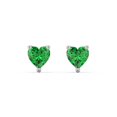 thumbnail image 1 of Heart Birthstone Stud Earrings, 1 of 4