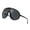 Black, variant on Trendy Oversized Sunglasses for Women Men Fashion Shield Goggles Aviator UV400 Protection Sun Glasses