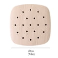 thumbnail image 4 of Air Fryer Parchment Paper Liners: 50PCS 20cm Square Perforated parchment paper for Air Fryer, Bamboo Steamer Liner for Air Fryers Baking Cooking Oven, 4 of 7