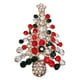 thumbnail image 5 of Elegante broche navideño, accesorios decorativos, ropa, insignias, broches, árbol rojo, 5 of 9