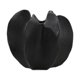 thumbnail image 1 of Jarrón de flores de carambola, adorno de mesa, jarrón decorativo novedoso, jarrón de cerámica para mesita de noche, mesa de centro, armario de fiesta M negro, 1 of 9