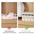 thumbnail image 3 of Bed Sheet Storage Box Clothing Sheet Organizer Wardrobe Blanket Quilt Cover Storage Box, 3 of 7