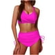 thumbnail image 1 of Trajes de baño de una pieza para mujer Conjuntos de bikini de cintura alta para mujer Trajes de baño con cordón Traje de baño cruzado con lazo en la espalda Traje de baño para mujer, 1 of 5