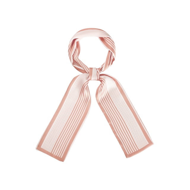 INSPIRE CHIC Foulards Minces pour Femmes à Rayures Bandeau Ruban Rose G