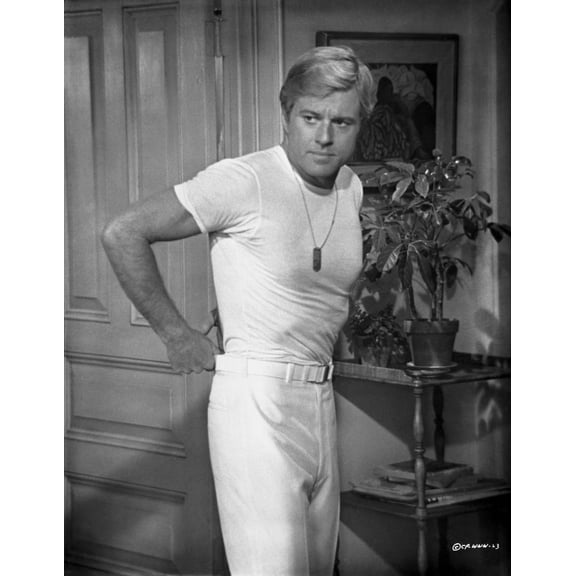 Robert Redford in White Shirt Photo Print (24 x 30)