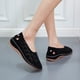 thumbnail image 5 of Zapatos vintage para mujer Tacón de cuña hueco Sandalias romanas informales para mujer Wmkox8yii sa4677, 5 of 8