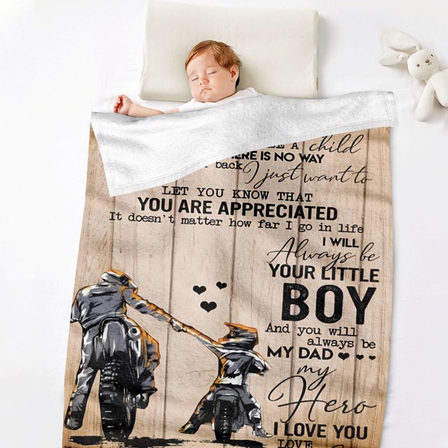 Dad gift blanket, Father blanket for my Dad, Father's Day blanket gift