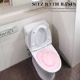 thumbnail image 3 of CTIRCHIU Bassin de Bain Assis Rose pour Traitement Hygiénique des Personnes Âgées, 3 of 8