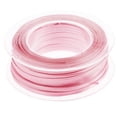 thumbnail image 2 of De Raso Sólido De dos cara De 55 Mm De Ancho Y 3 Yardas De Ancho Para Manualidades, Envoltura De Regalos, Lazo Para El Cabello, Decor Rosa claro, 2 of 8