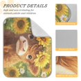 thumbnail image 4 of Pet Cooling Pad Foldable Self Cooling Mat Breathable Pet Cushion Sleep Pad for Dogs and Cats Cute Highland Cow S, 4 of 9