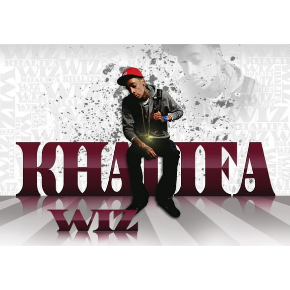 Wiz Khalifa Poster Print Art Poster 24x36 Unframed, Age: Adults, Rectangle Best Posters