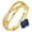 Gold, variant on VEEDOFA 925 Sterling Silver Plated Rings for Women,Adjustable Ring,Eternity Promise Band Wedding Birthday Graduation Jewelry Gifts