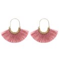 thumbnail image 1 of Pendiente de borla en forma de abanico duradero Ins Elegance moda exquisita joyería colgante de oreja elegante decoración para mujeres niñas Ropa, zapatos y accesorios Miscelánea Rosado Jumpingount AP008626-03, 1 of 6