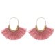 thumbnail image 1 of Pendiente de borla en forma de abanico duradero Ins Elegance moda exquisita joyería colgante de oreja elegante decoración para mujeres niñas Ropa, zapatos y accesorios Miscelánea Rosado Jumpingount AP008626-03, 1 of 6