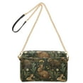 thumbnail image 2 of FORMRS Women Crossbody Purse with Chain Strap Vegan Leather Shoulder Handbag, Brown Floral Rabbits Pattern, 2 of 7