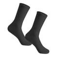 thumbnail image 5 of 1 Pair Non Binding Loose Fit Ankle Socks Wide Thin Crew Socks with No Elastic Top for Men & Women Plus Size, 5 of 6