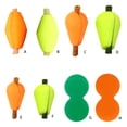 thumbnail image 3 of Ensemble de Pêche Bobber Mousse Réutilisable Moulage Liège Extérieur Mousse Ensemble de Pêche Bobber Bouées Kit, Motif 2, Rouge, 5 Pcs, 3 of 8