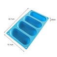 SZYXZSY Hot Dog Bun Pan Silicone Hot Dog Bun Non Stick Heat Baking Pan