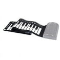 thumbnail image 1 of 49-Key Hand-Rolled Piano with Speaker Portable Folding Children'S Piano Beginner Piano Teaching Instrument Silver, 1 of 6