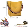 thumbnail image 3 of Crossbody Bags for Women Vegan Leather Cross Body Purse Shoulder Bag Hobo Bucket Bag, 3 of 6