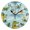 Black, variant on Alligator Juice Pattern Wall Clock 10in Round Artistic Oil Painting Home Decor Desk Table Clock