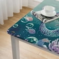 thumbnail image 4 of HAOXIT Tablecloth, Sea Theme Party Table Covers Printed Square Waterproof Washable Table Cloth Supplies for Kids Girls Birthday Baby Shower Party Decoration 40*40, 4 of 7