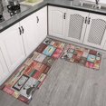 thumbnail image 3 of Coffee Pot Vintage Pattern Kitchen Rug Set Of 2,Kitchen Rugs Mats with Dirty Resistance,washable,non Skid,kitchen Rugs and Mats 17.7x24+17.7x48inch, 3 of 7