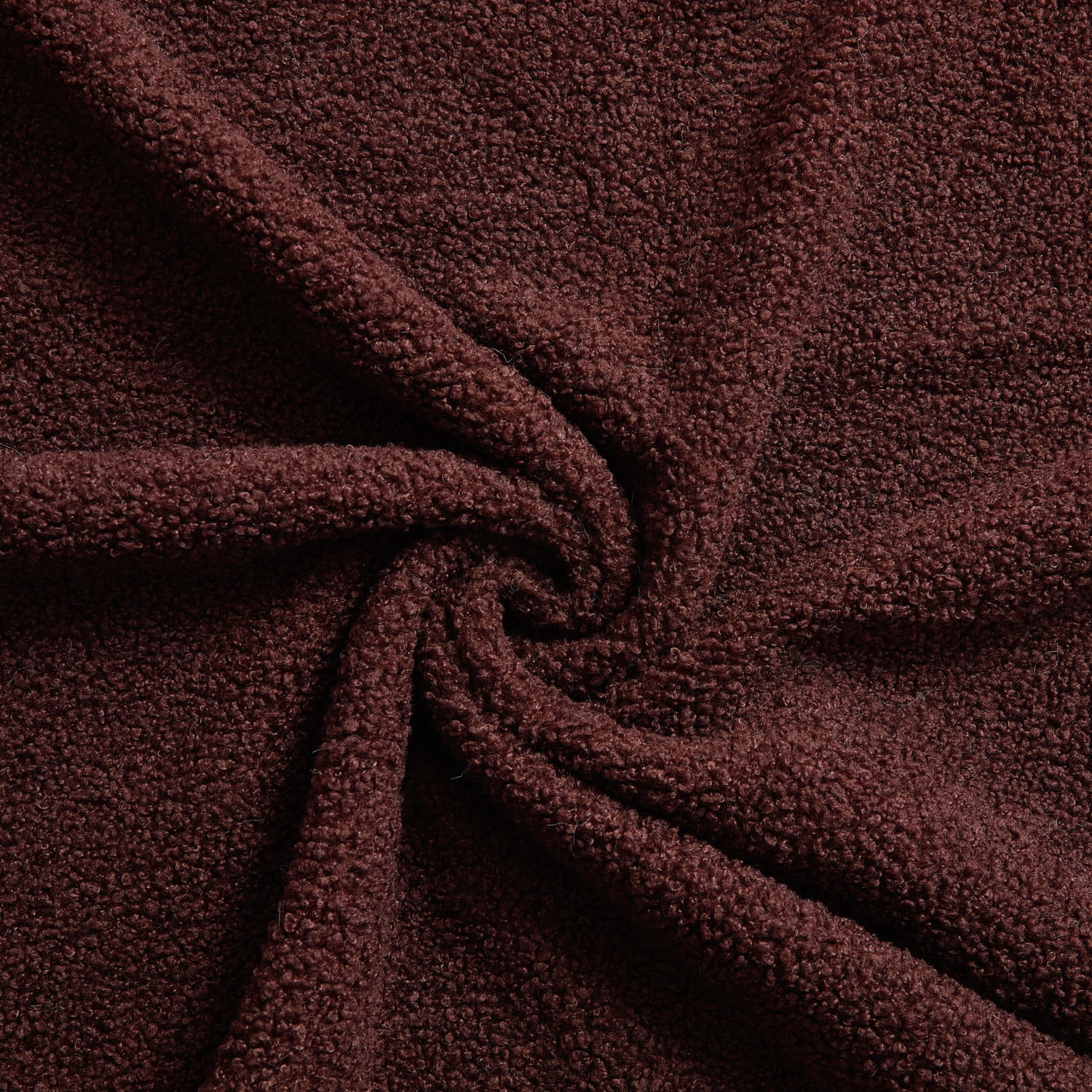 Dearfoams Reversible Cozy Teddy Oversized Couch Throw Blanket, Chocolate, 50 x 70 in