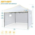 thumbnail image 5 of SANOPY 10x10 Pop up Canopy Tent, Commercial Instant Heavy Duty Canopy, Silver, 5 of 5