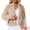 Champagne Gold, variant on Women's Faux Fur Long Sleeve Open Front Fluffy Jacket S Champagne Gold