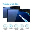 thumbnail image 2 of Écran de Projection Portable Pliable de 84 Pouces 16:9 en Polyester, Écran de Projecteur Adapté pour Maison, Bureau, KTV, 2 of 8