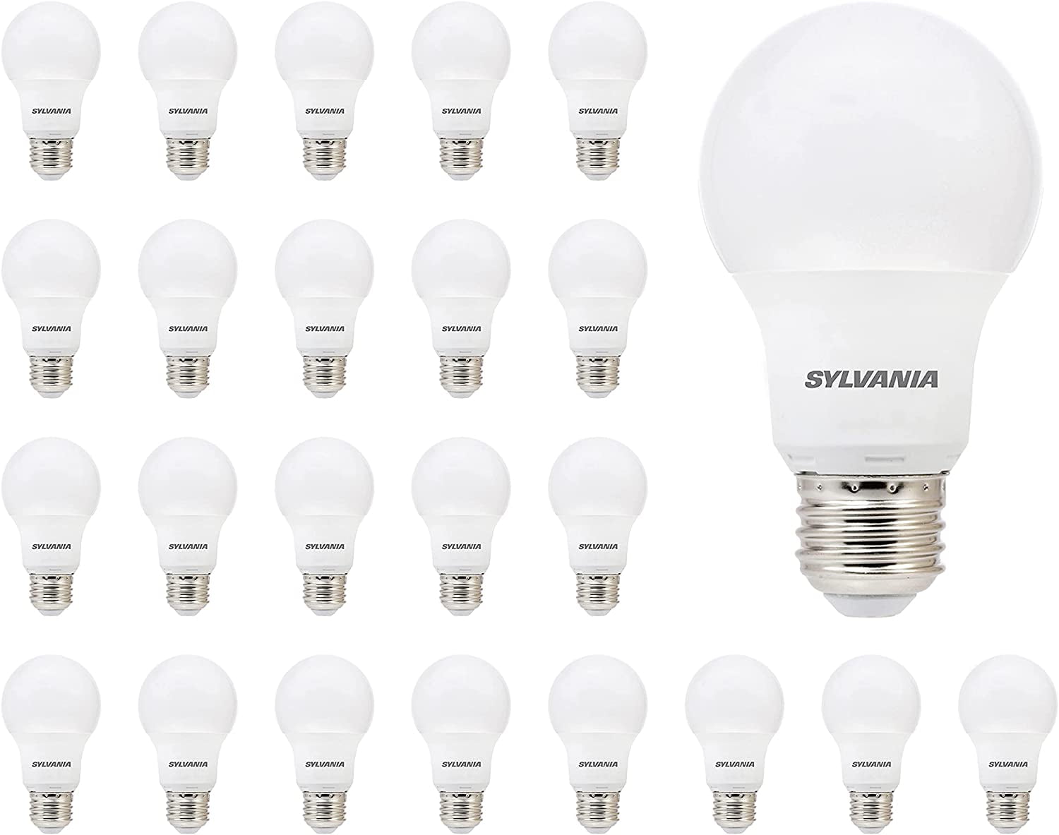 Sylvania LED Light Bulbs, 8.5W (60W Equivalent), Soft White, 24-count