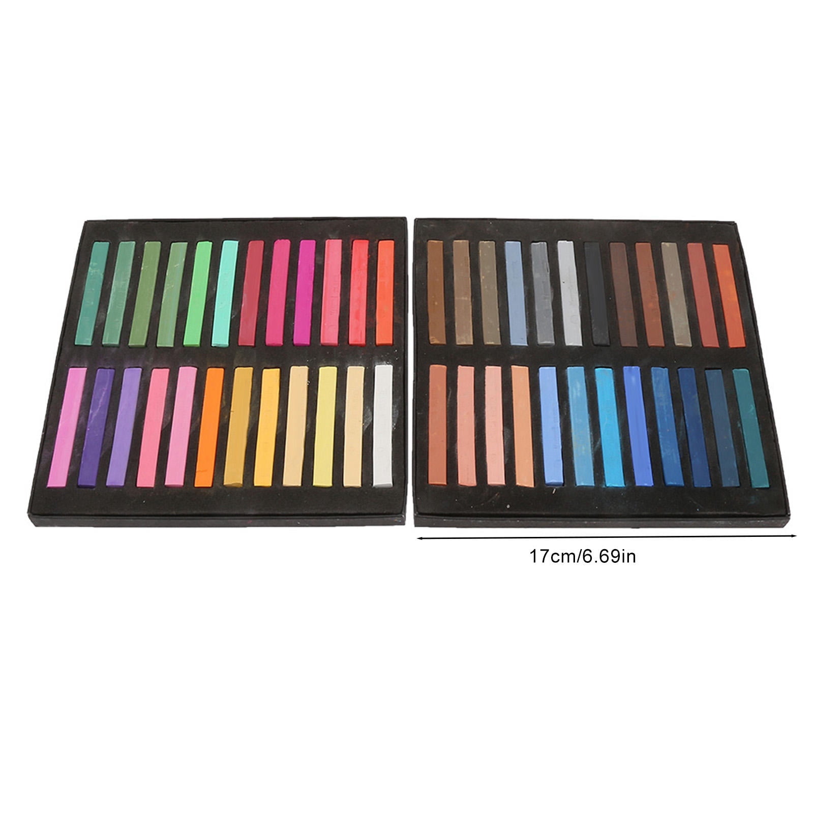 Rupoun Fluorescent Chalk Rods – 48 Color Set for Painting, Graffiti, Hair Dye & Sketching