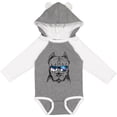 thumbnail image 3 of Inktastic Pitbull Sketch Portrait with Sunglasses Boys or Girls Long Sleeve Baby Bodysuit, 3 of 5