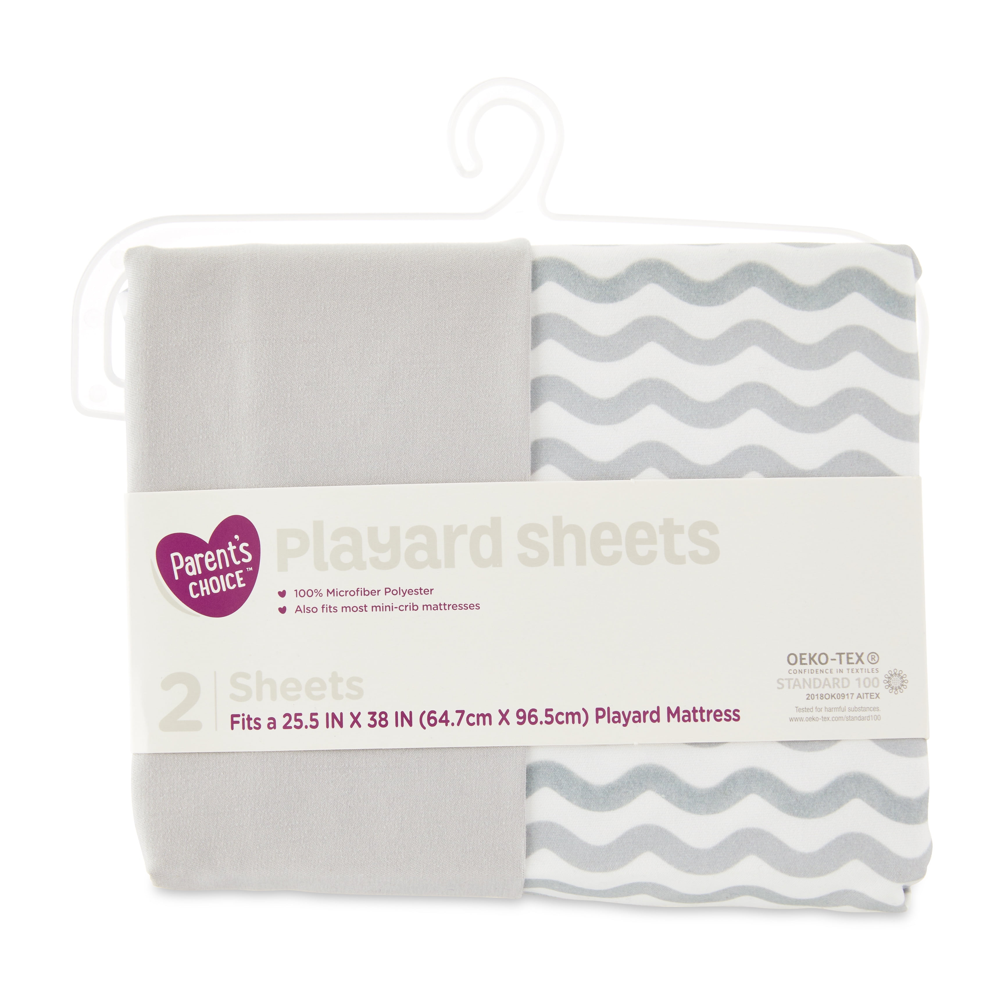 Parent's Choice 100 Microfiber Polyester Playard Sheets for Baby Boys