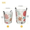 thumbnail image 5 of XMXT Collapsible Laundry Basket, Plant Leaf Flower Pattern Waterproof Laundry Hamper, 62L Multicolor, 5 of 8