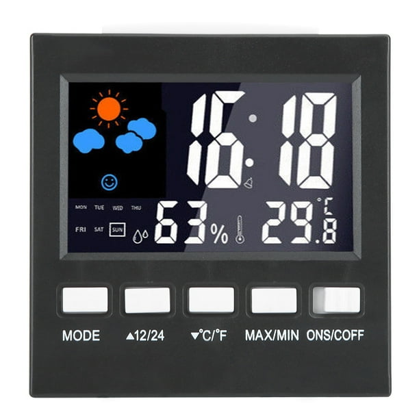 Probador De Temperatura Y Humedad Medidor De Temperatura Y Humedad Termómetro Higrómetro Probador De Temperatura Del Aire Uso En Invernadero Para Uso En La Habitación Del Bebé OTVIAP Temperature Humidity Gauge