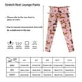 thumbnail image 6 of COEQINE Dachshund Heart Pink Girls Yoga Leggings Valentines Day Yoga Pants Full Length Athletic Trousers High Waist Tummy Control, for 12-13 Years Kids, 6 of 7