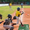 thumbnail image 3 of LJNYFDC Right-handed Baseball Mat Baseball Hitting Mat Non Slip Design Wear Resistant Toes Facing Place Aid Suitable for Right and Left Handed Players Softball Hitting and Batting Training Tool, 3 of 7